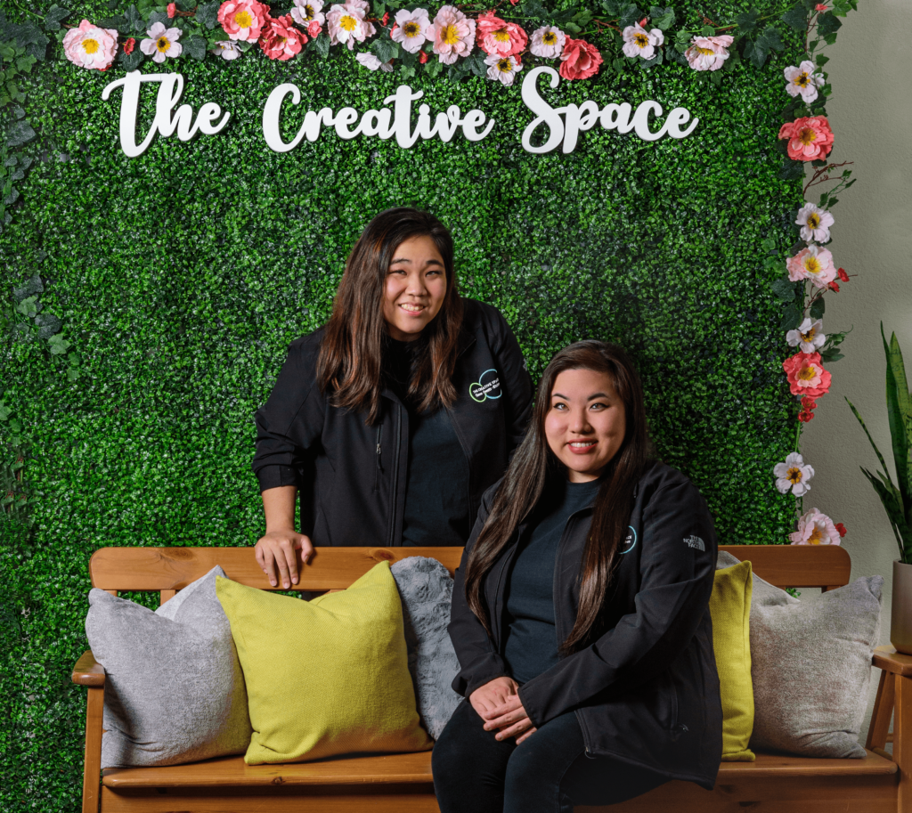 The Creative Space owners at their shop